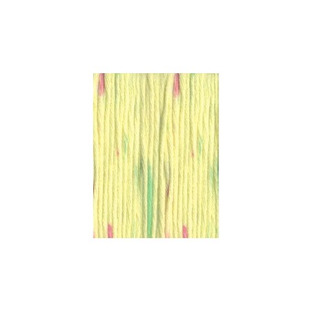 COTON BIO 3mm 219 Jaune Pâle Chiné Couleurs