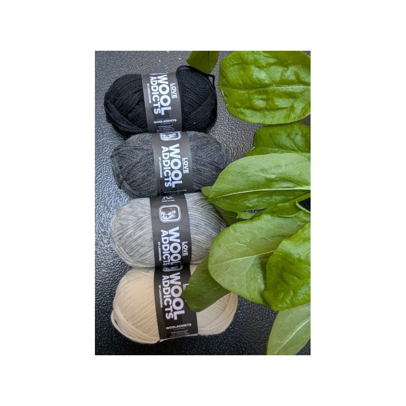 KIT FOULARD LOVE Gris