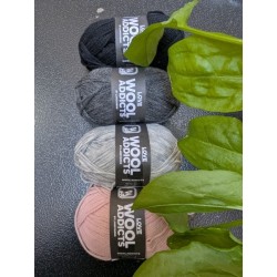 KIT FOULARD LOVE Gris Rose