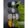 KIT FOULARD LOVE Gris Jaune