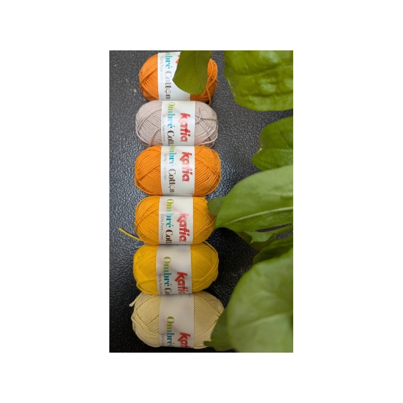 KIT KATIA OMBRA COTON Orange Beige