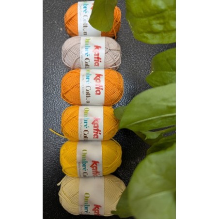 KIT KATIA OMBRA COTON Orange Beige