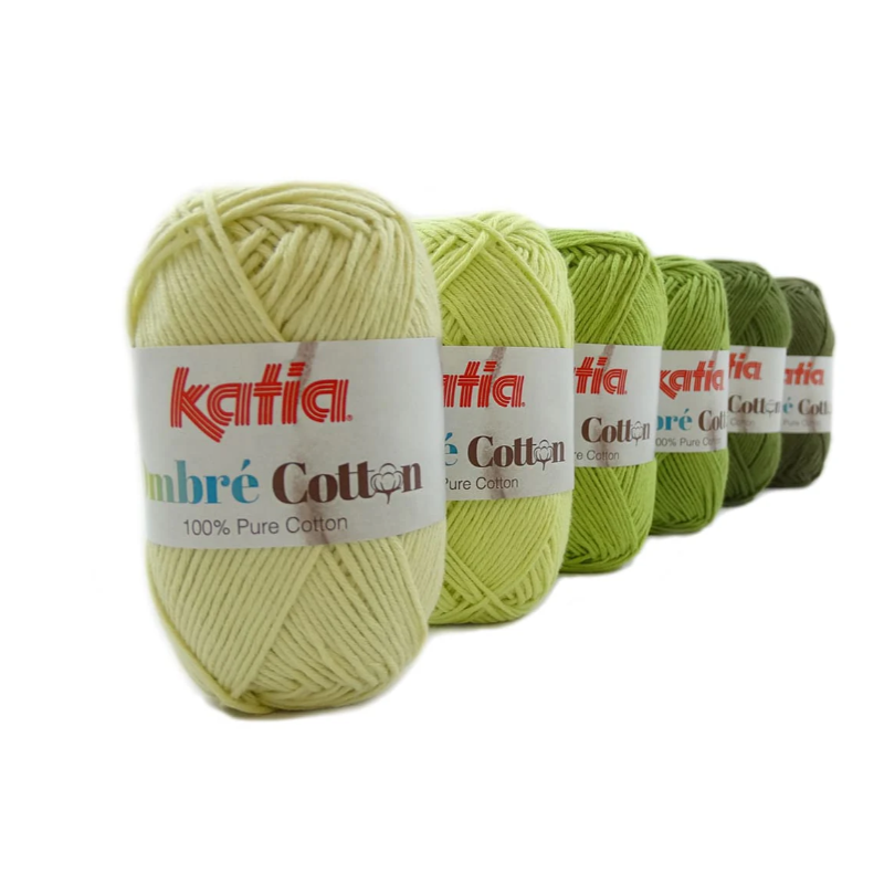 KIT KATIA OMBRA COTON Jaune Vert