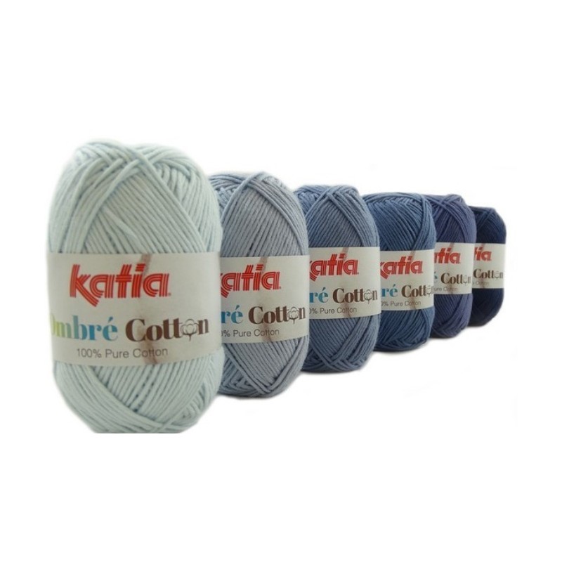 KIT KATIA OMBRA COTON Bleu