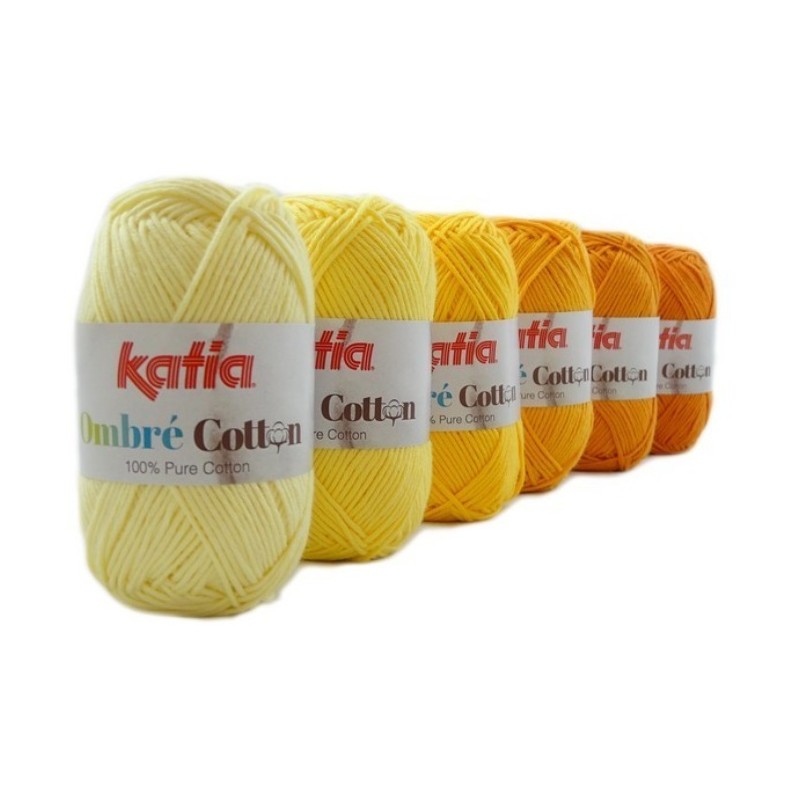 KIT KATIA OMBRA COTON Jaune Orange