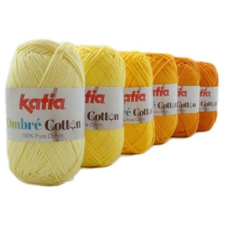 KIT KATIA OMBRA COTON Jaune Orange