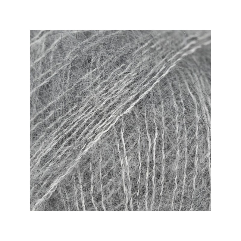 DROPS KID-SILK 75 Gris Acier