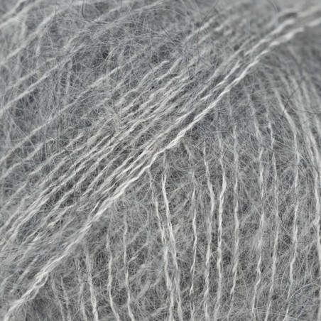 DROPS KID-SILK 75 Uni gris acero