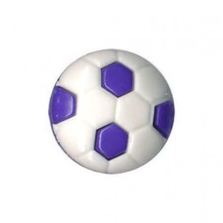 Bouton FOOT 12 mm Bleu Vif