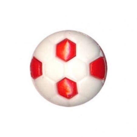 Bouton FOOT 12 mm Rouge