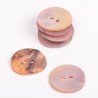 Bouton Rond Rose Clair 20 mm